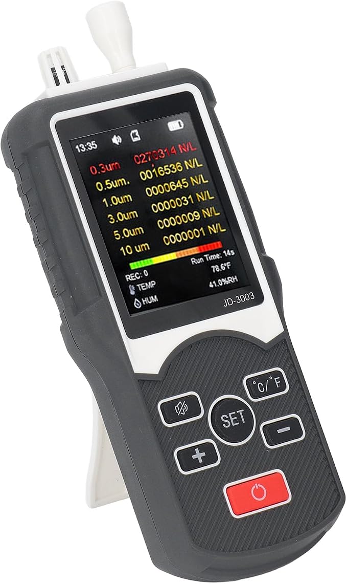 Handheld Air Quality Monitor, Air Quality Detector Monitor PM2.5 Dust Particle - Image 9