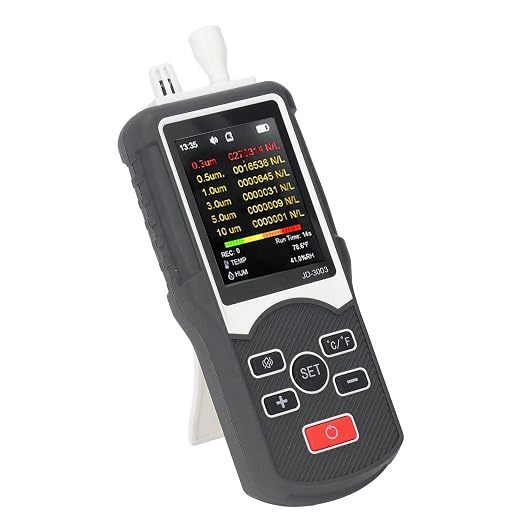 Zunate Professional Air Quality Monitor, Handheld Particle Counter Detector by Zunate