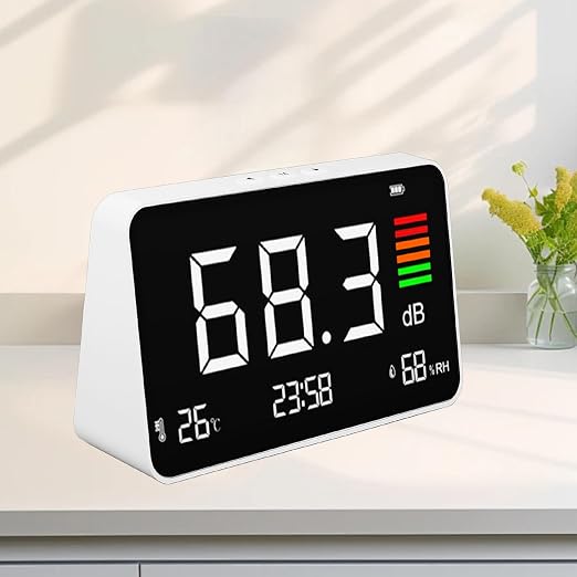 Digital Decibel Meter, 30-130dBA Desktop Digital Sound Level Meter - Image 9