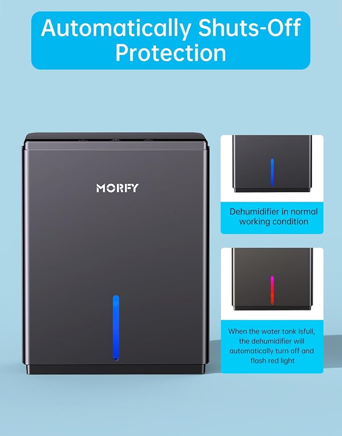 MORFY Dehumidifier, 80 OZ Small Dehumidifier - Image 5