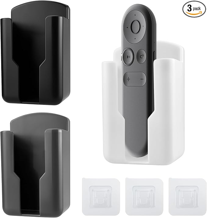 3 Pcs Wall Mount Remote Control Holders, Self Adhesive Media Player Air by Unknown
