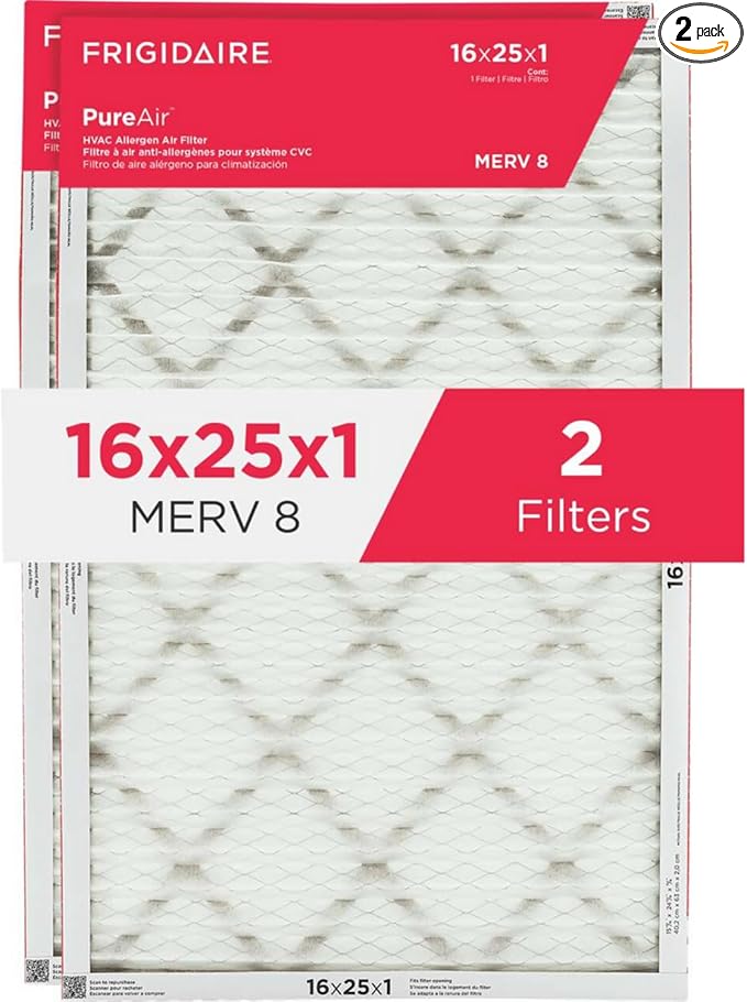 Frigidaire PureAir® 16" x 25" x 1" MERV 8 Allergen Air Filter by Frigidaire
