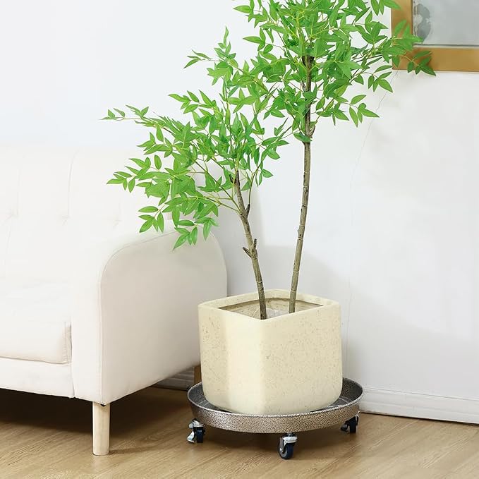 Planterhoma 3 Packs 18 Inch Metal Plant Caddy - Image 6