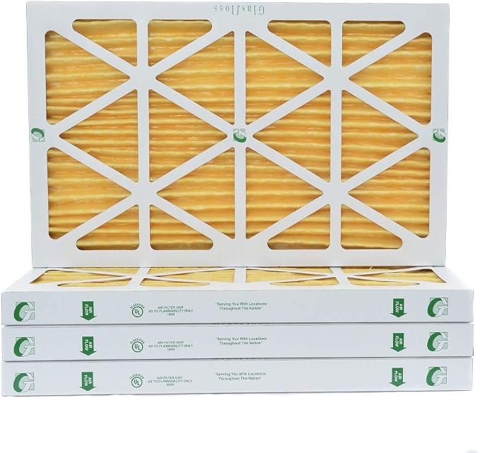 Glassfloss 16x25x2 MERV 11 AC & Furnace 2" Depth Air Filters. Box of 6. Actual - Image 5