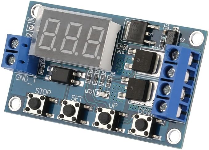 12V-24V Pulse Signal Timer Switch Dual MOS Control Board by Chiffonade