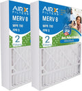 AIRX FILTERS WICKED CLEAN AIR. 20x25x5 Air Filter MERV 8 Compatible by AIRXFILTERSWICKEDCLEANAIR