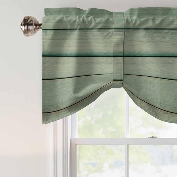 Daisy Flower Tie Up Valance Curtains - Image 4