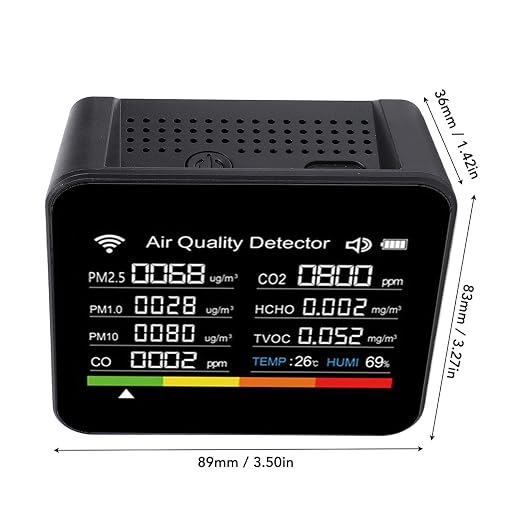Yctze Air Quality Analyzer, Connection Digital Display Environmental Monitor - Image 7