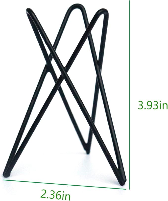 Pack of 4 Air Plant Holder Tillandsia Base, Modern Geometric Metal Air Plant - Image 4