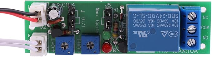 Timer Relay Module with Adjustable Time Range by Fesjoy