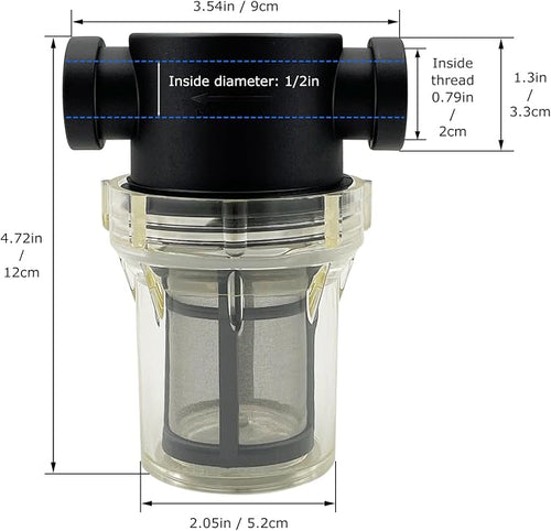 1/2" Female NPT in-Line Strainer - Image 2