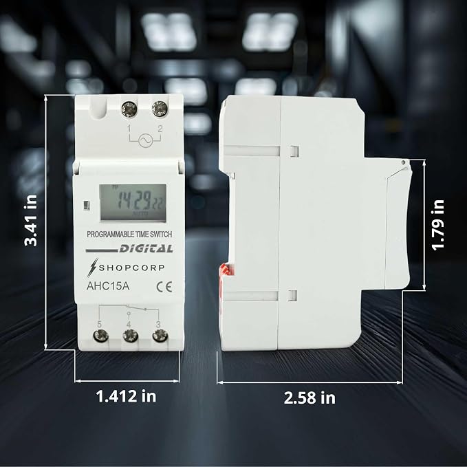 Programmable Timer Relay, HD Display, High Precision, Smart Chip, Power Failure - Image 3