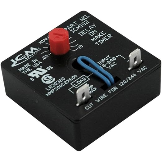 ICM Controls ICM102 DOM Timer, 10 Minutes Adjustable by ICMControls