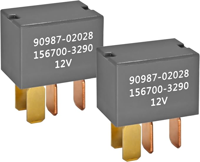 Relay 90987-02028, 12VDC 30A 4Pin AC Automotive Relay by CasalyticsOfficals