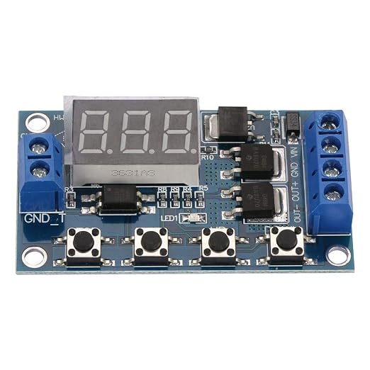 DC 12V-24V Pulse Trigger Cycle Delay Timer Switch ON/Off Relay Control Module by Walfront