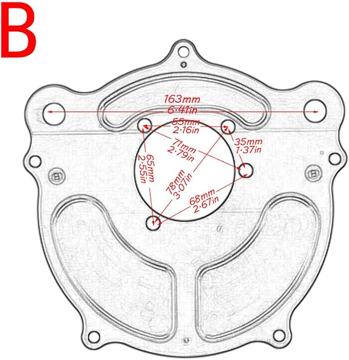 Harley Air Cleaner Turbine Intake Chrome Filter Kit Cnc Cut - Image 6