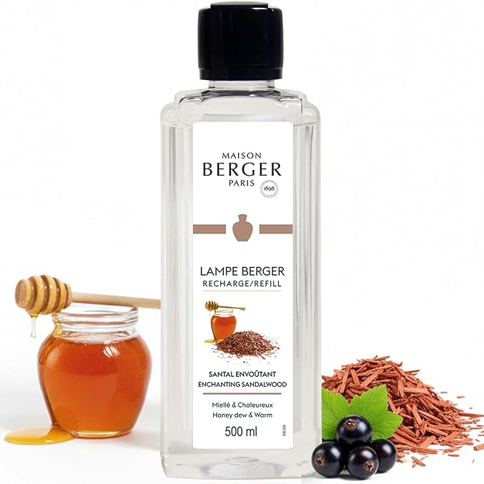 MAISON BERGER Lampe Berger Refill, 500 ml, Enchanting Sandalwood | Catalytic by MAISONBERGER