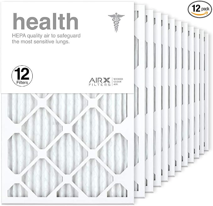 AIRx Filters 16x24x1 Air Filter MERV 13 Pleated HVAC AC Furnace Air Filter by AIRXFILTERSWICKEDCLEANAIR