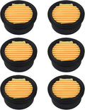 6Pcs Air Compressor Silencer Filter Elements, Air Compressor Intake Filter by ZHONGAN