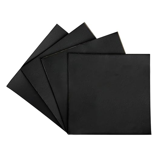 4 Pieces Adhesive Foam Padding 1/8 in Thick X 4 in X 4 in, Anti Vibration Pads by ZSUCUN