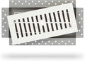 BreezeLux BL410 Magnetic Air Supply Vent Cover, Fits 4" x 10" Duct Openings | by LuxairyVents