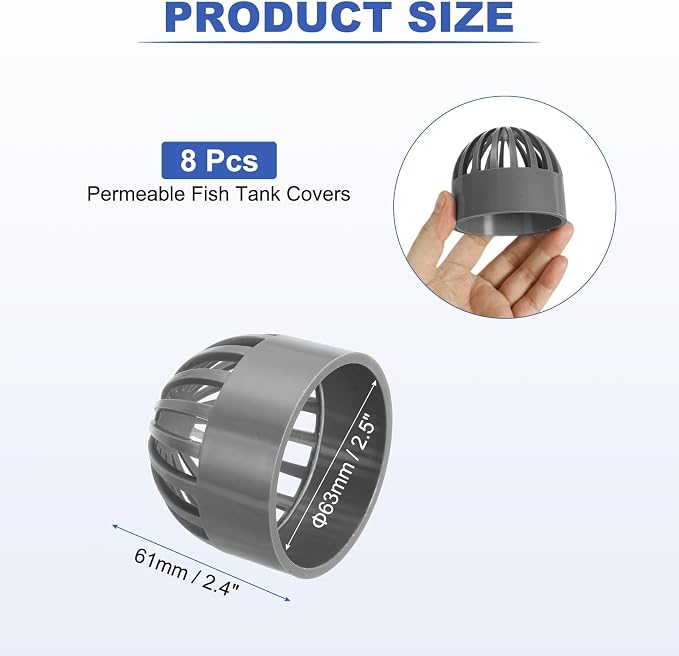 PATIKIL 2.5 Inch Fish Cover Permeable Cap - Image 2
