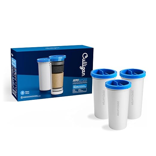 Culligan with ZeroWater Technology Replacement Filter 3-Pack, 5-Stage Advanced by CulliganWater