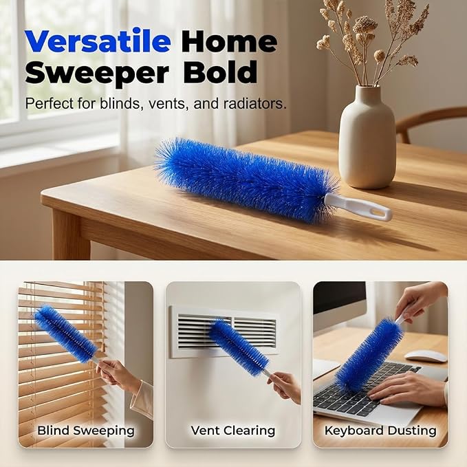 Bendable Microfiber Head, Reusable Dust Remover 2 Pcs 2026 New Fan Cleaner Brush - Image 6
