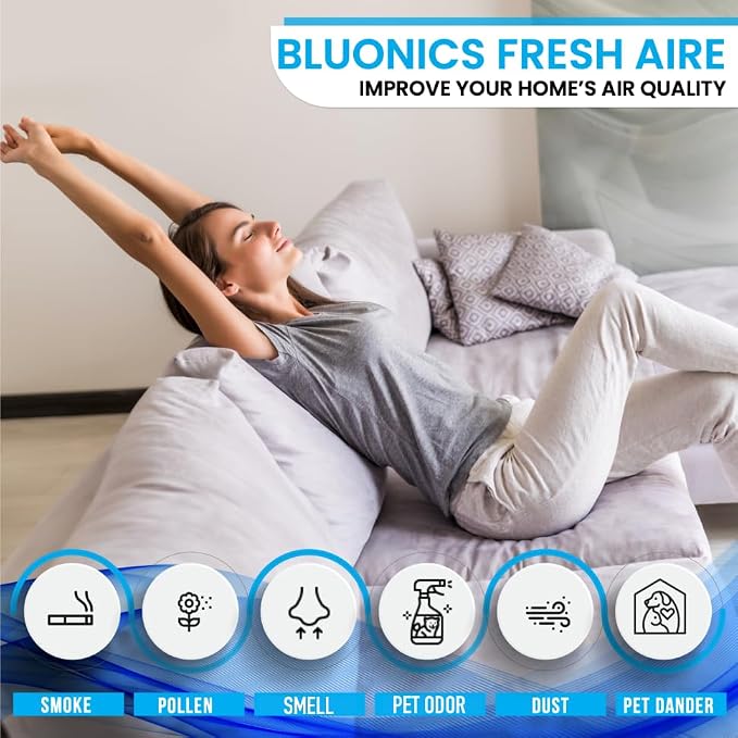 Bluonics Fresh Aire 3-Pack Water Air Washer, Water-Based Air Revitalizer & Room - Image 3