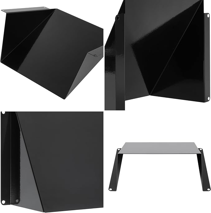 Repa Market 6 x 6 Inch Black Galvanized Steel Vent Cover - Image 7