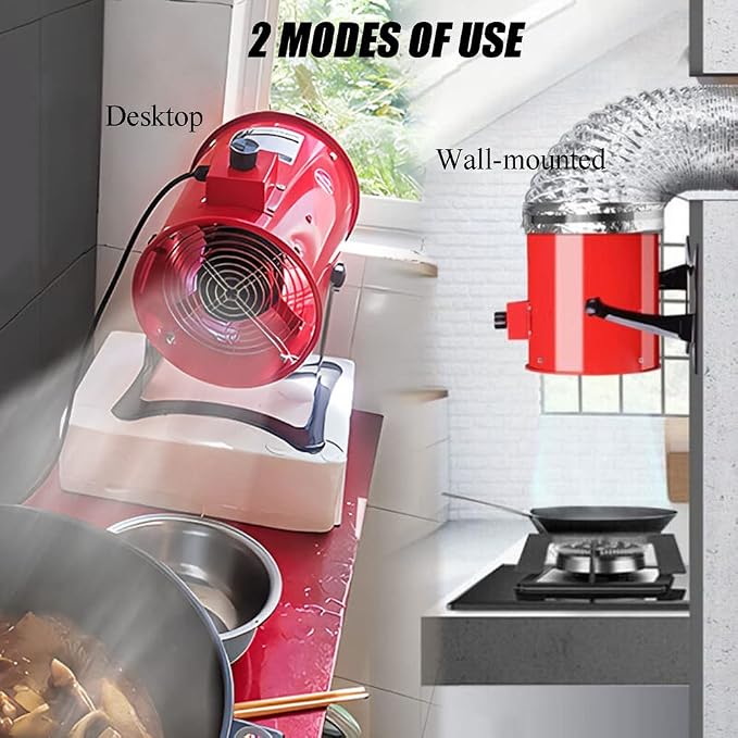 Mini Campana Extractora De Escritorio, Ventilador Con Tubo De Escape, Campana - Image 5