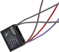 HQRP Capacitor Compatible with Hampton Bay Ceiling Fan 3.5uf+5uf+6uf 5-Wire UL by HQRP