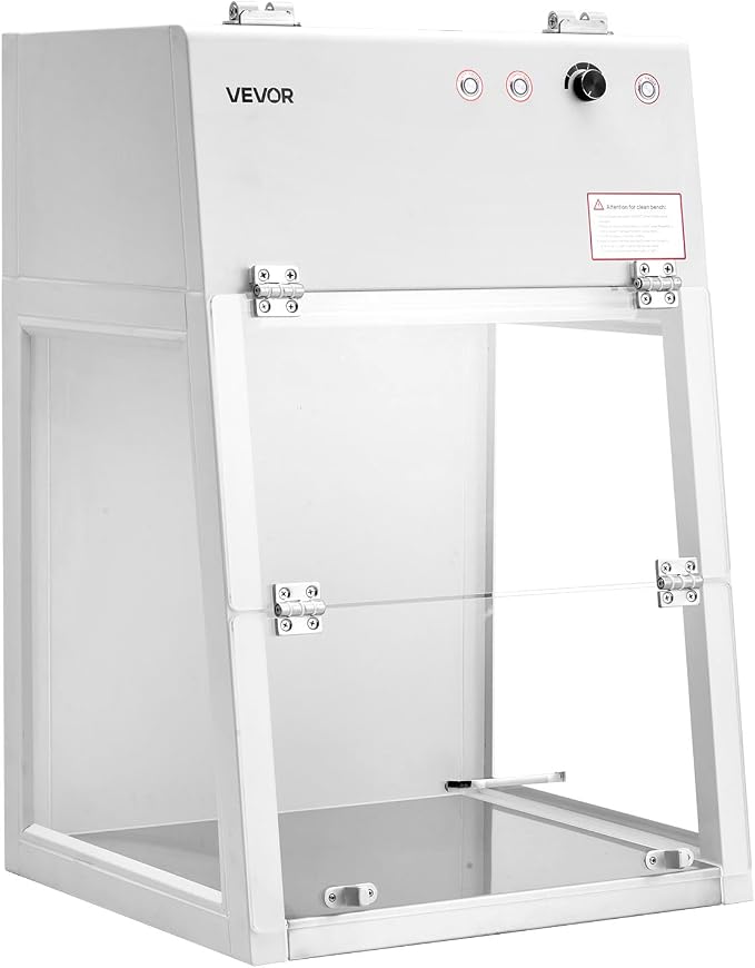 VEVOR Laminar Flow Hood, 20.08 x 20.47 x 23.62 inch Working Area Portable Clean - Image 12