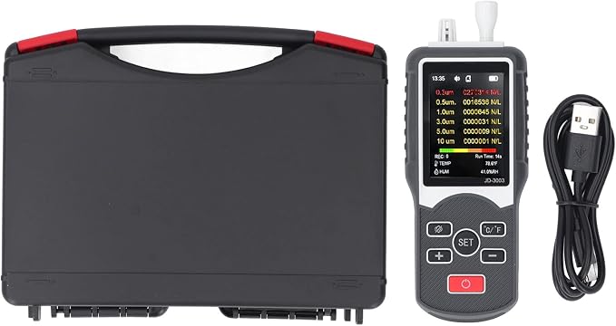 Handheld Air Quality Monitor, Air Quality Detector Monitor PM2.5 Dust Particle by Walfront