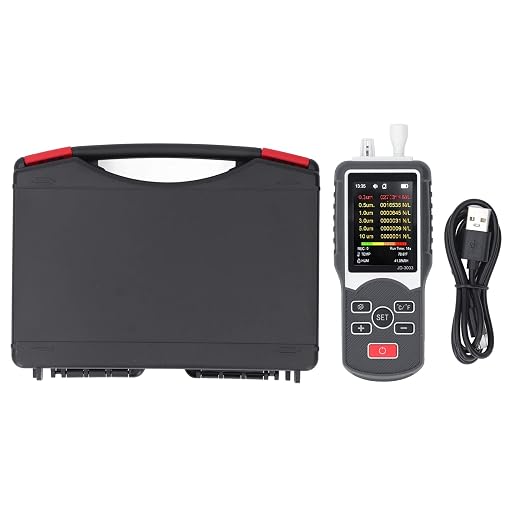 Zunate Professional Air Quality Monitor, Handheld Particle Counter Detector - Image 6