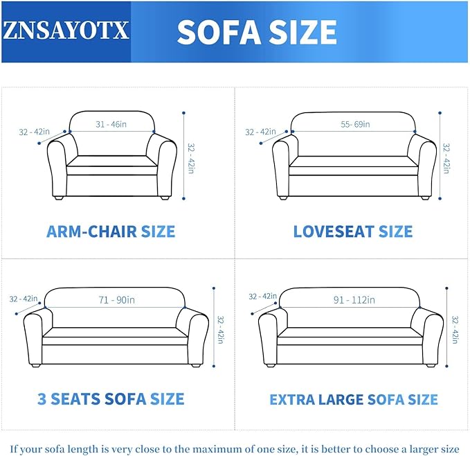ZNSAYOTX 1 Piece Jacquard Chair Slipcovers for Living Room High Stretch Chair Covers with Arms Anti Slip Pets Friendly Couch Sofa Armchair Cover Furniture Protector (Small, New Pattern Light Beige)