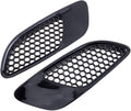 1 Pair Car Front Bonnet Hood Vent Air Intake Cover Glossy Black, by Unknown
