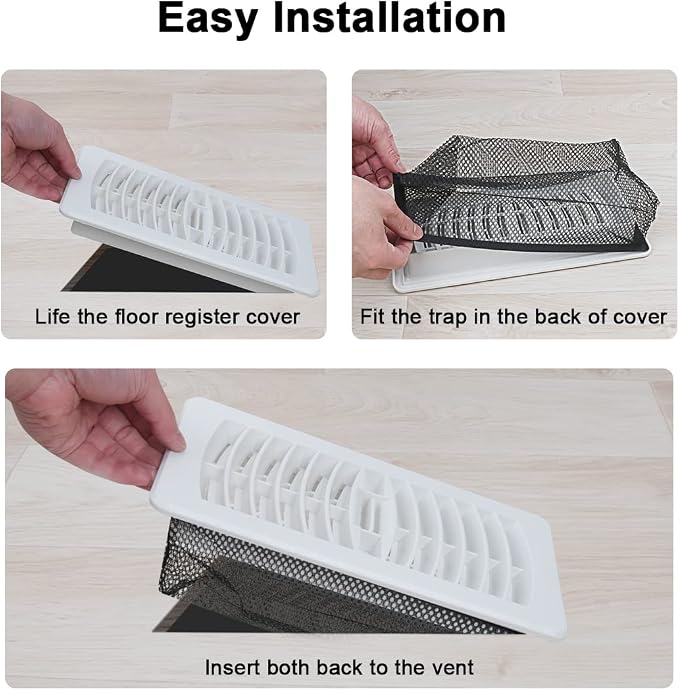 Floor Register Cover Trap，Floor Air Vent Cover Screen - Image 5