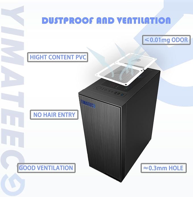 120mm Fan Filter PC Dust Filter Computer Fan Grills Dust Mesh Magnetic Frame PC - Image 7