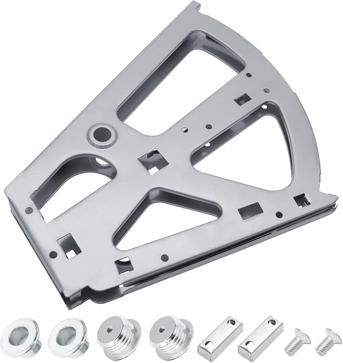 Litoexpe 2 Layers Silver Shoes Drawer Cabinet Hinges, Stainless Steel Shoe - Image 2