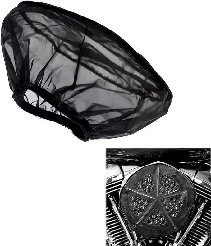 Motorcycle Air Cleaner Rain Sock Cover, Water Resistant Dust Shield, Stretch - Image 5