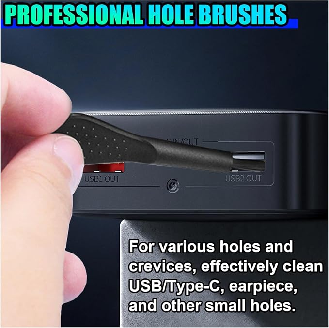 ZIMISI 10PCS Car Detailing Brush Kit, Nylon Anti-Static Car Interior Cleaning - Image 6