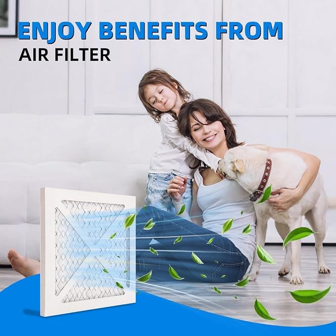 14x14x1 Furnace Air Filters, MPR 1900 & FPR 10, MERV 13 Pleated Air Filter - Image 2