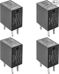 4 PCS Car Air Conditioning Relay, 12VDC 40A 13500114/8385 Multi Purpose Quick by Unknown
