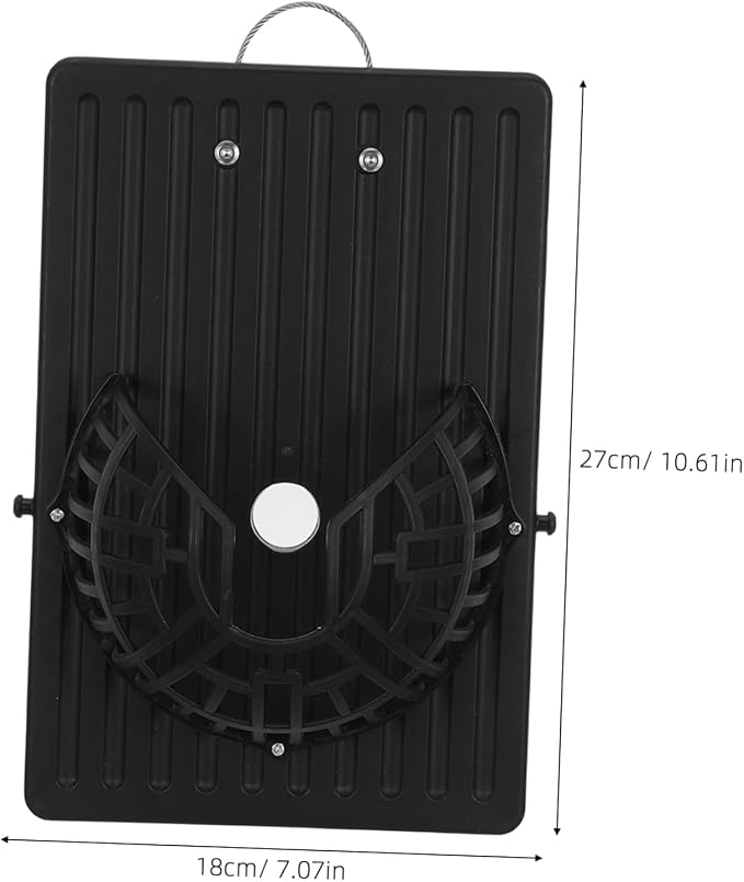Black Plastic Wall Hanging Planter Board - Image 8