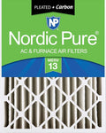 Nordic Pure 18x24x4 Pleated Air Filters MERV 13 Plus Carbon 1 Pack by NordicPure