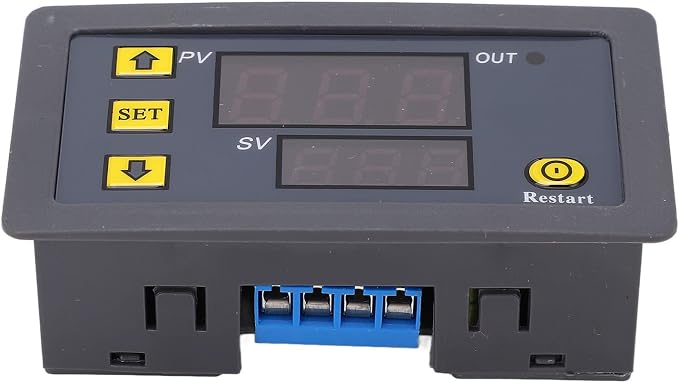 Greensen Time Relay Module, Rele Mporizador 12 Abs Material, Large Screen - Image 5
