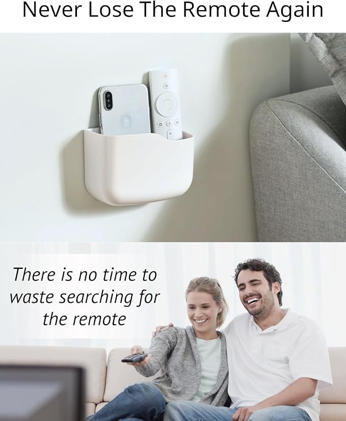 LINFIDITE TV Remote Holder Wall Mount Remote Control Holder - Image 2