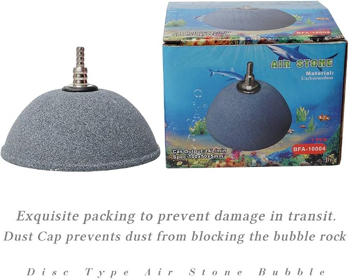 Quickun 4 Inch 6 Inch Updated Crazy Air Mineral Ball Stone Cylinder Bubbler - Image 5