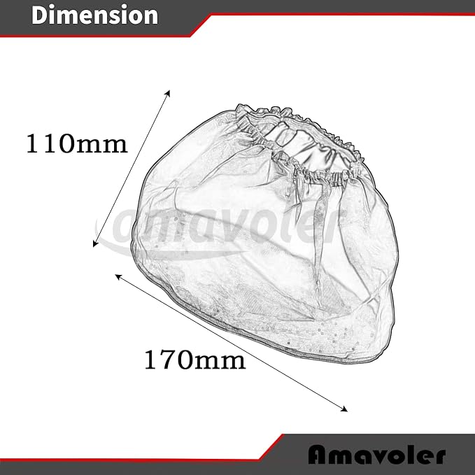 Motorcycle Waterproof Air Filter Rain Sock Dustproof Protective Cover Air - Image 2